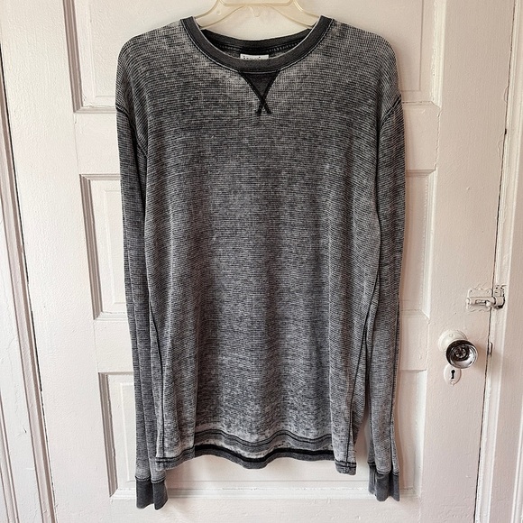 J. America Men’s Vintage Zen Waffle Knit Thermal Shirt Lg Long Sleeve Cotton - Picture 5 of 15